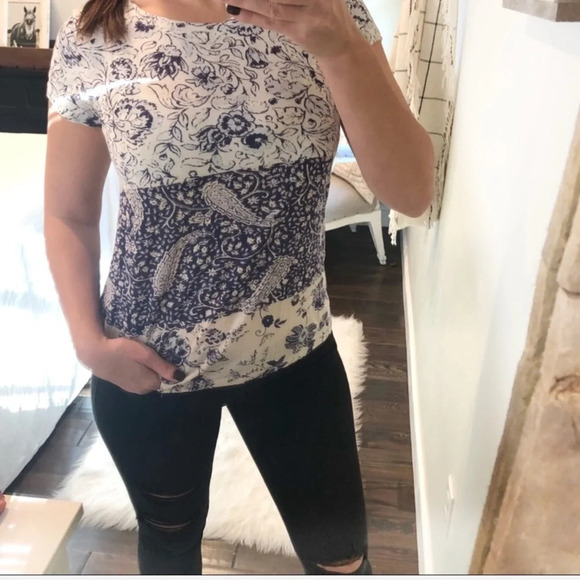 LUCKY BRAND Small boho paisley blouse - Picture 5 of 6